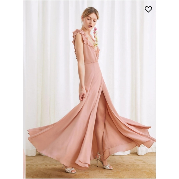 Reformation Dresses & Skirts - Reformation Peppermint Maxi‎ Dress in Blush